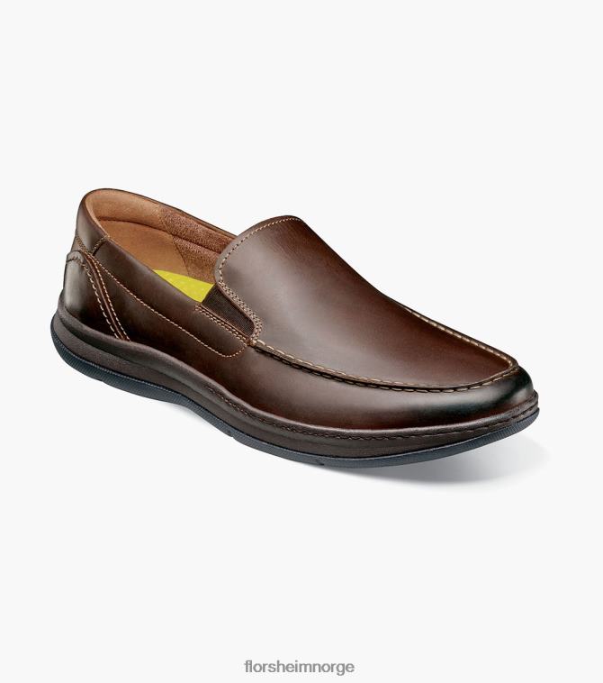 nei Florsheim menn fottøy sentral moc toe venetiansk loafer brun lm 08PX6264