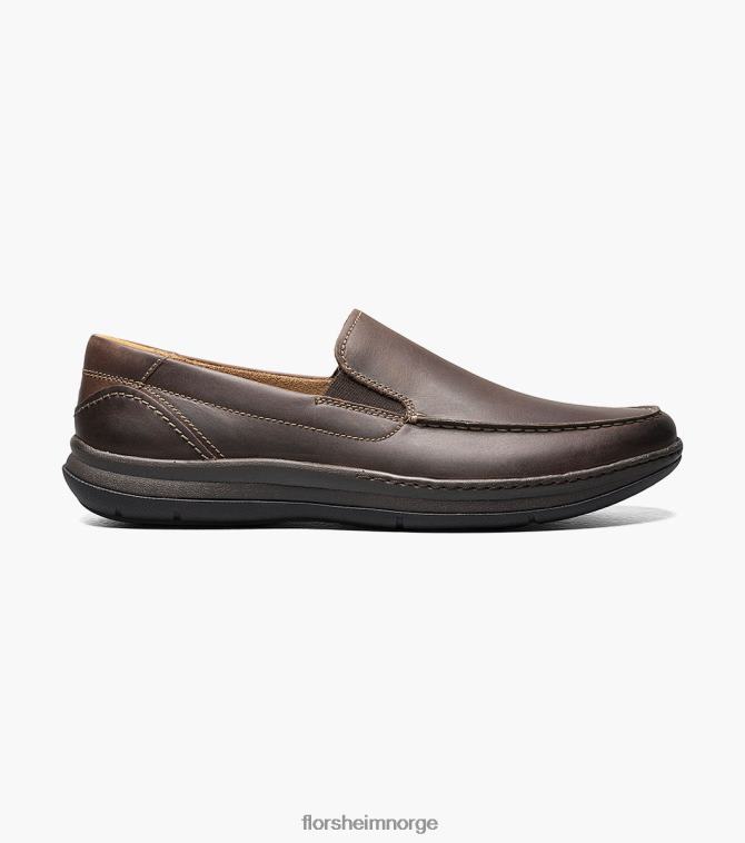 nei Florsheim menn fottøy sentral moc toe venetiansk loafer brun lm 08PX6264