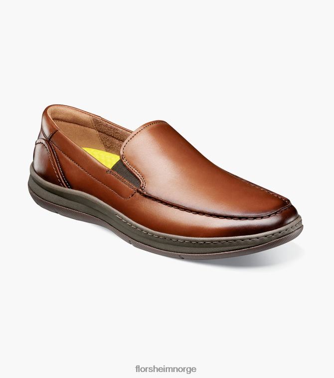 nei Florsheim menn fottøy sentral moc toe venetiansk loafer konjakk 08PX6266