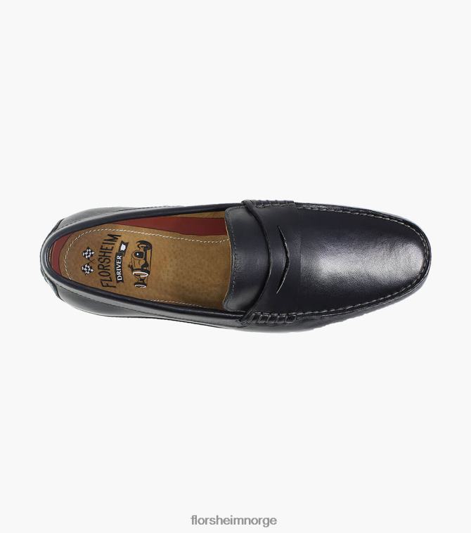 nei Florsheim menn fottøy throttle moc toe penny loafer svart 08PX62266