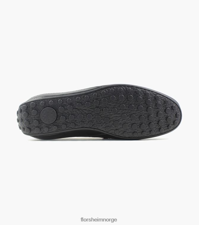 nei Florsheim menn fottøy throttle moc toe venetiansk loafer svart 08PX62105