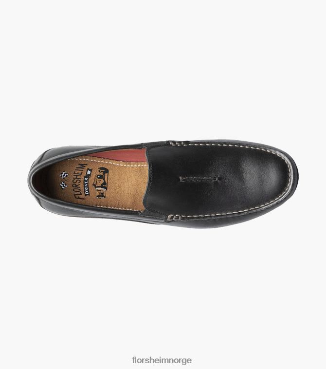nei Florsheim menn fottøy throttle moc toe venetiansk loafer svart 08PX62105