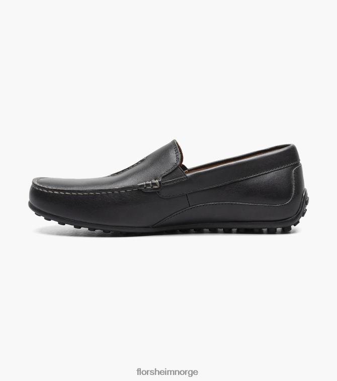 nei Florsheim menn fottøy throttle moc toe venetiansk loafer svart 08PX62105