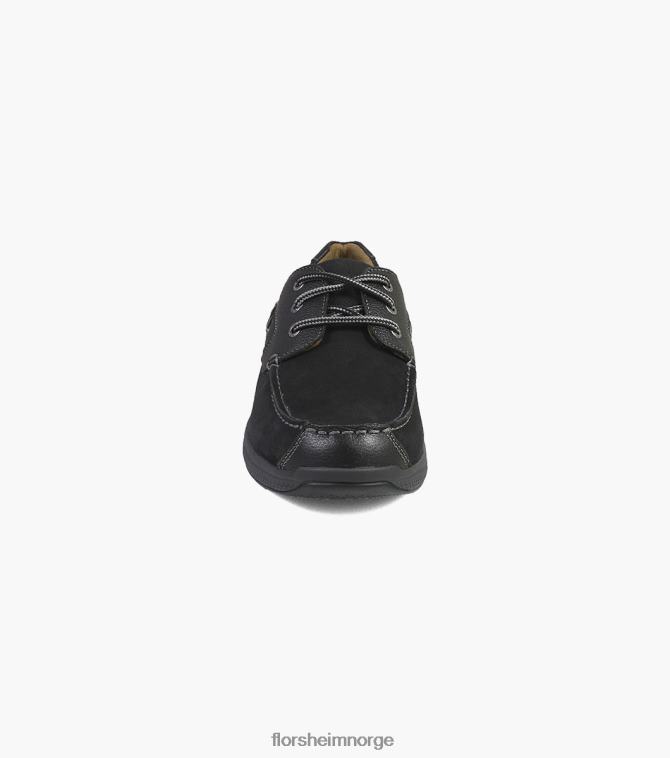 nei Florsheim menn fottøy Great Lakes Moc Toe Oxford svart ch 08PX62356