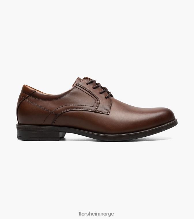 nei Florsheim menn fottøy Midtown plain toe oxford konjakk 08PX6295