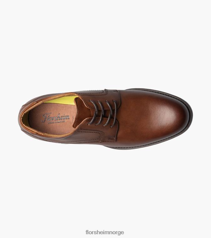 nei Florsheim menn fottøy Midtown plain toe oxford konjakk 08PX6295
