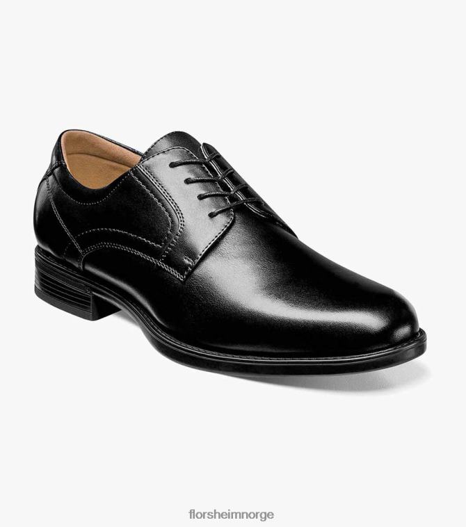 nei Florsheim menn fottøy Midtown plain toe oxford svart 08PX6294
