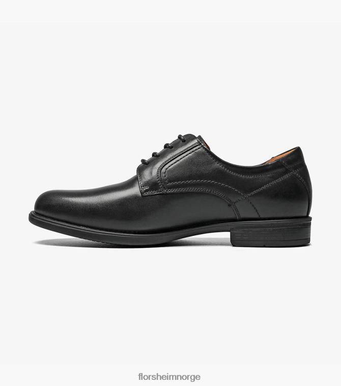 nei Florsheim menn fottøy Midtown plain toe oxford svart 08PX6294