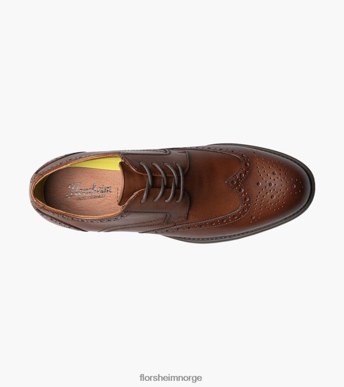 nei Florsheim menn fottøy Midtown vingespiss oxford konjakk 08PX6296