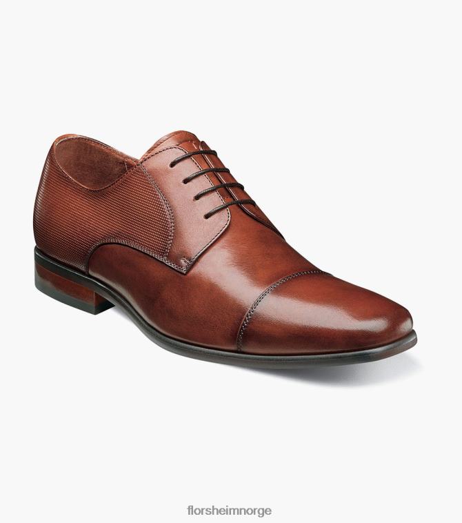 nei Florsheim menn fottøy angelo cap toe oxford konjakk 08PX6268