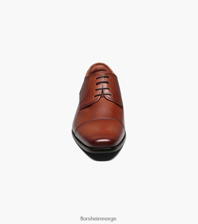 nei Florsheim menn fottøy angelo cap toe oxford konjakk 08PX6268