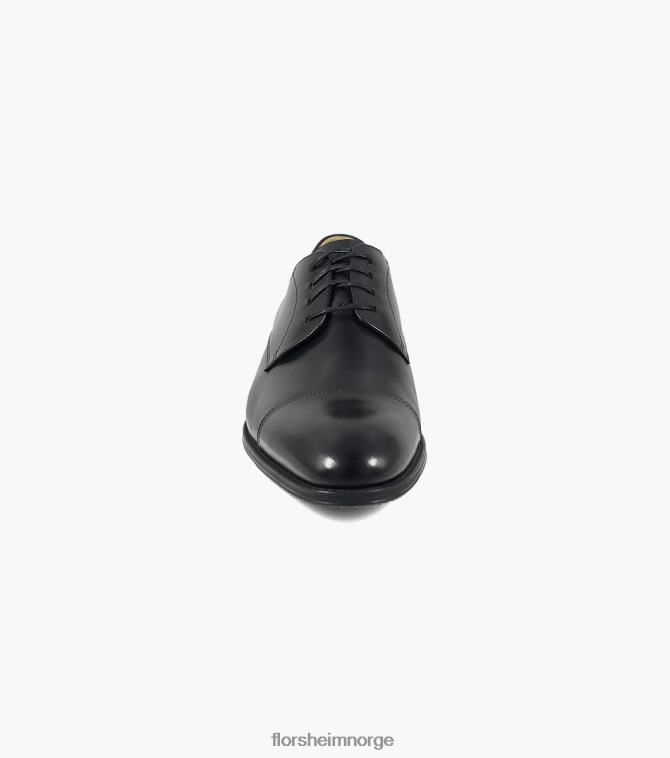 nei Florsheim menn fottøy azzio cap toe oxford svart 08PX6270