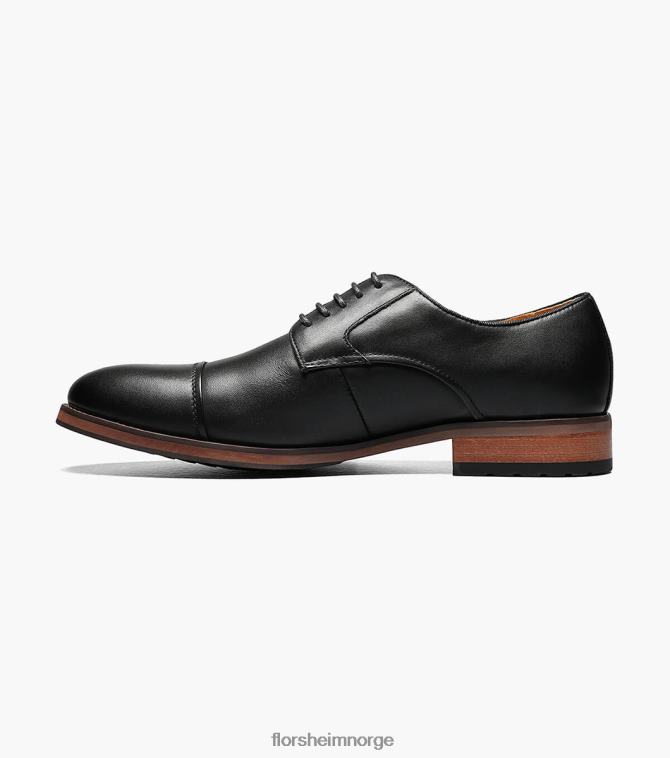 nei Florsheim menn fottøy blaze cap toe oxford svart 08PX62185