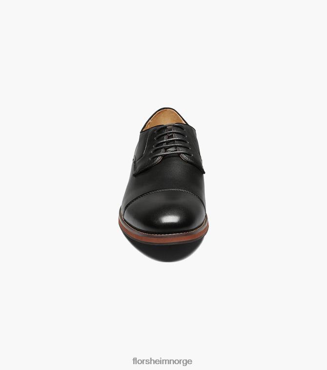 nei Florsheim menn fottøy blaze cap toe oxford svart 08PX62185