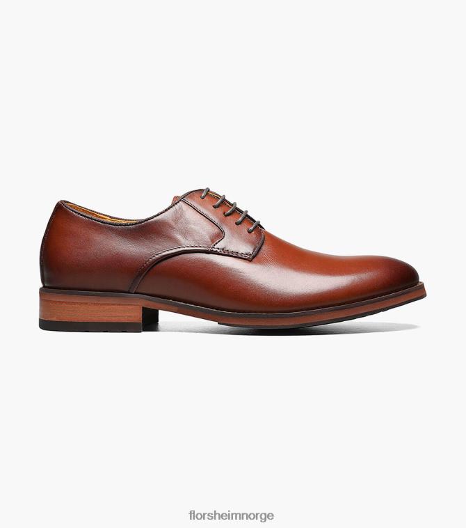 nei Florsheim menn fottøy blaze plain toe oxford konjakk 08PX62187