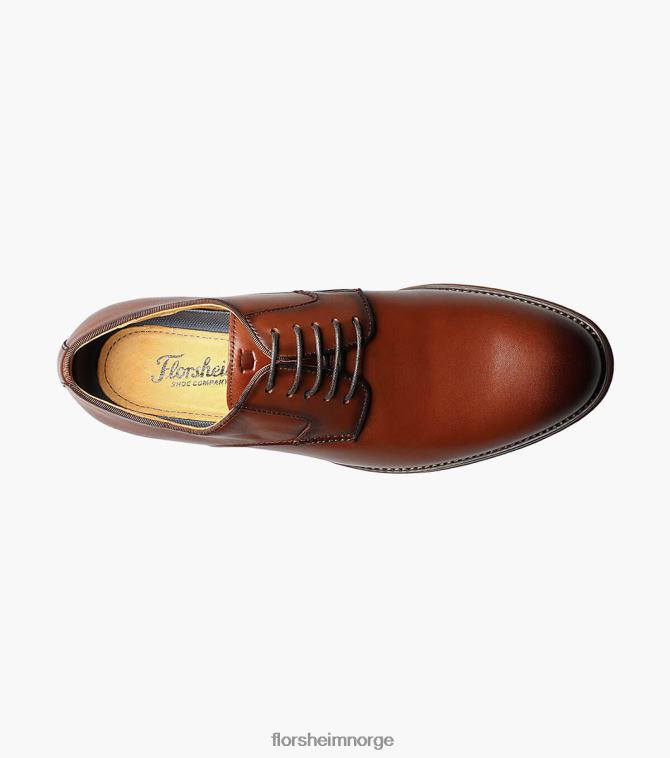 nei Florsheim menn fottøy blaze plain toe oxford konjakk 08PX62187