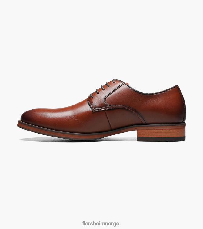 nei Florsheim menn fottøy blaze plain toe oxford konjakk 08PX62187