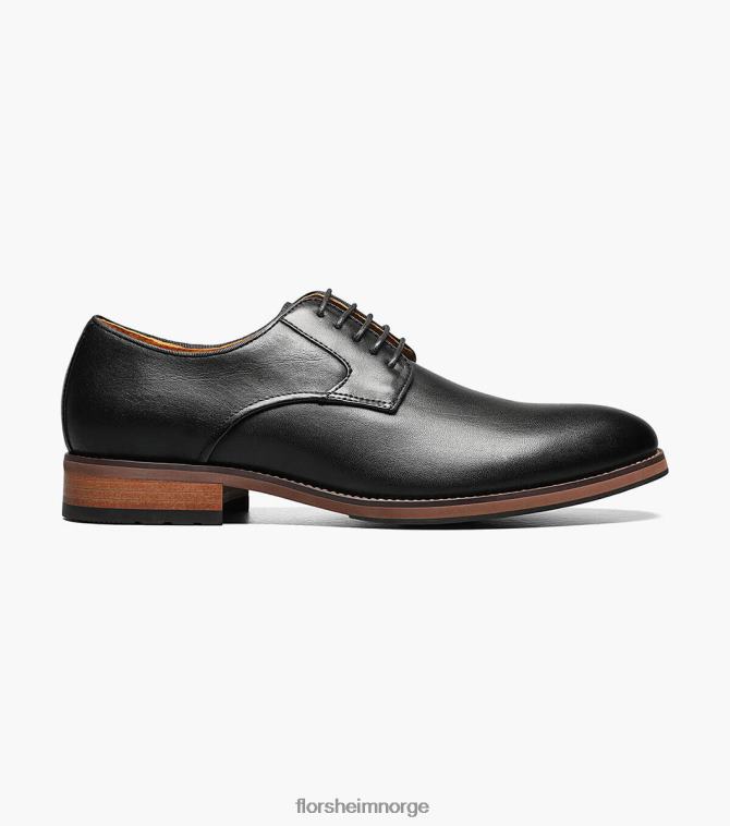nei Florsheim menn fottøy blaze plain toe oxford svart 08PX62188