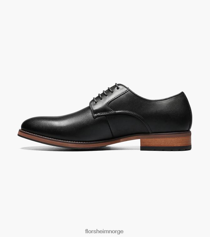 nei Florsheim menn fottøy blaze plain toe oxford svart 08PX62188