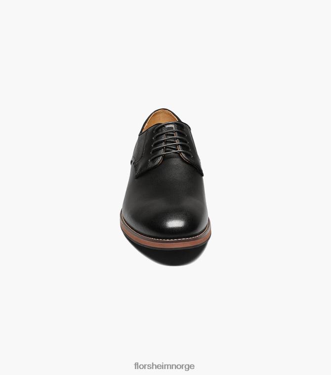 nei Florsheim menn fottøy blaze plain toe oxford svart 08PX62188