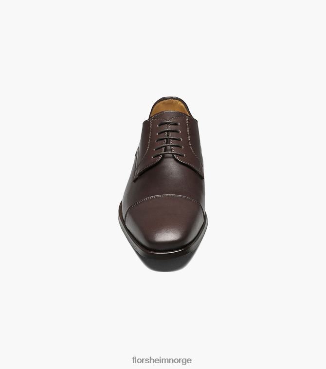 nei Florsheim menn fottøy caravel cap toe oxford brun 08PX62262