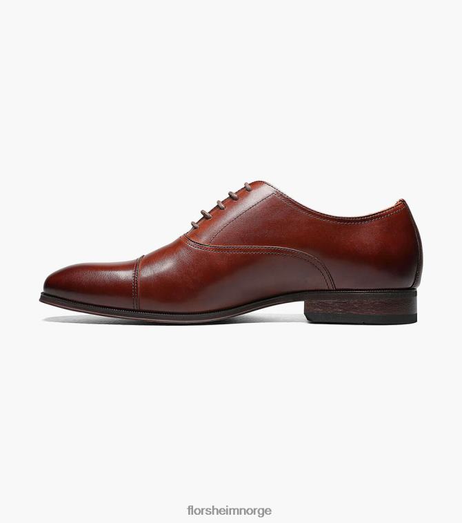 nei Florsheim menn fottøy corbetta cap toe oxford konjakk 08PX62135