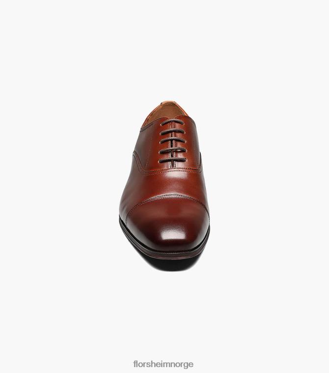 nei Florsheim menn fottøy corbetta cap toe oxford konjakk 08PX62135