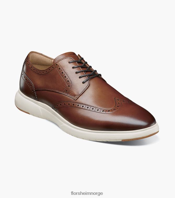 nei Florsheim menn fottøy dash vingetip oxford cognac multi 08PX62172