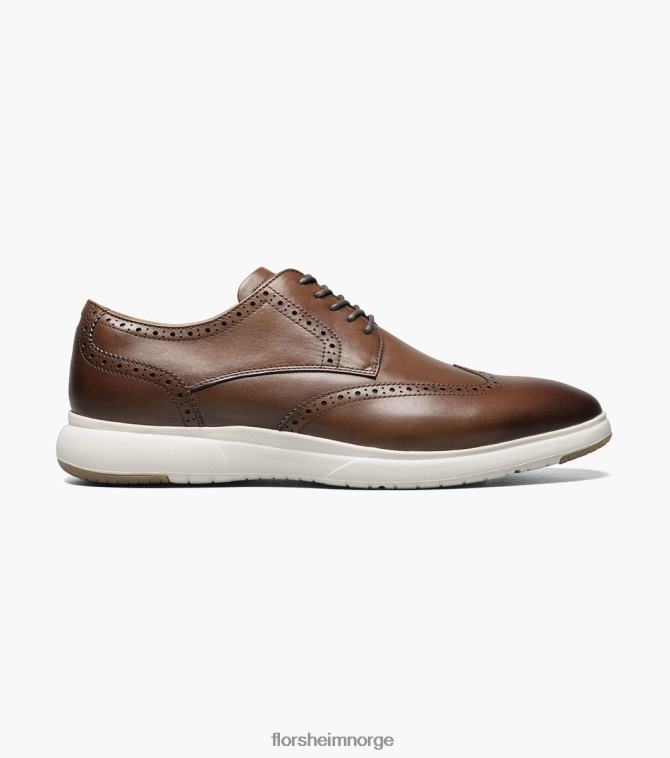 nei Florsheim menn fottøy dash vingetip oxford cognac multi 08PX62172