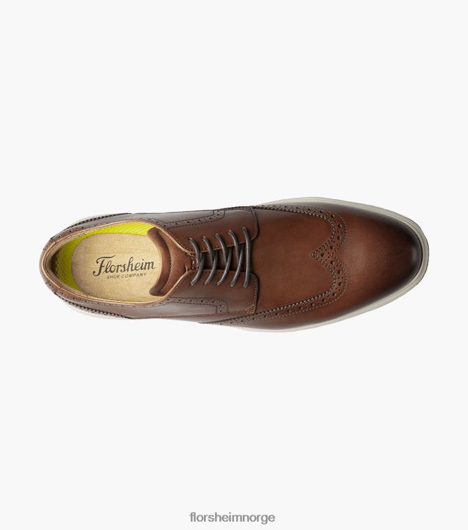 nei Florsheim menn fottøy dash vingetip oxford cognac multi 08PX62172