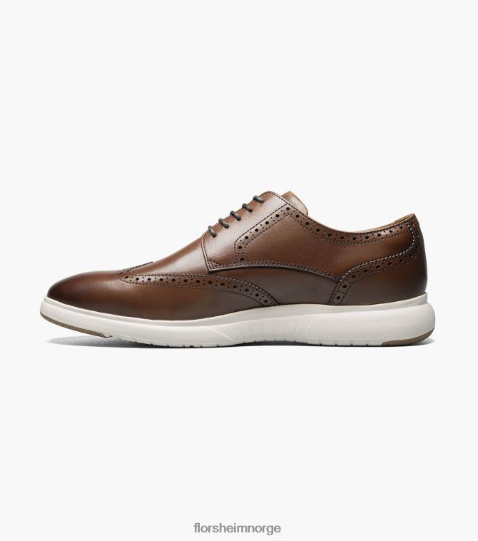 nei Florsheim menn fottøy dash vingetip oxford cognac multi 08PX62172