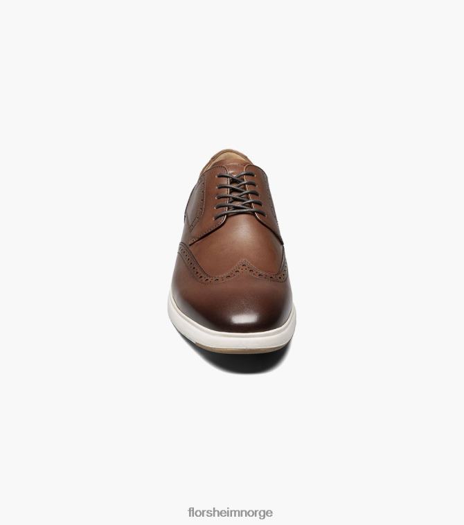 nei Florsheim menn fottøy dash vingetip oxford cognac multi 08PX62172