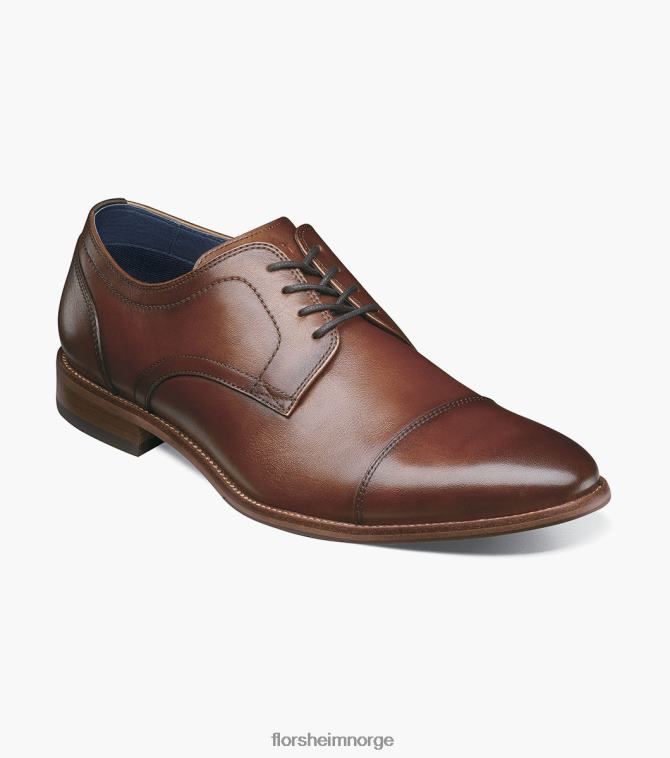 nei Florsheim menn fottøy flex cap toe oxford konjakk 08PX62253