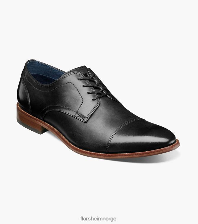 nei Florsheim menn fottøy flex cap toe oxford svart 08PX62252