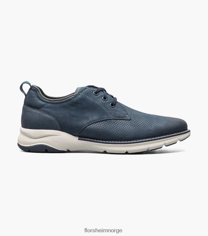 nei Florsheim menn fottøy frenzi perf toe oxford marineblå nubuck 08PX6235