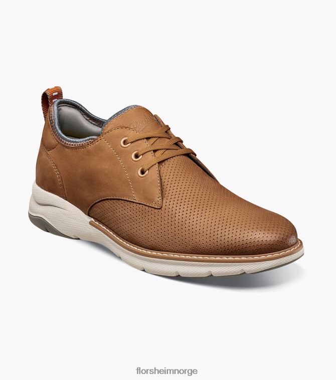 nei Florsheim menn fottøy frenzi perf toe oxford tan 08PX6234