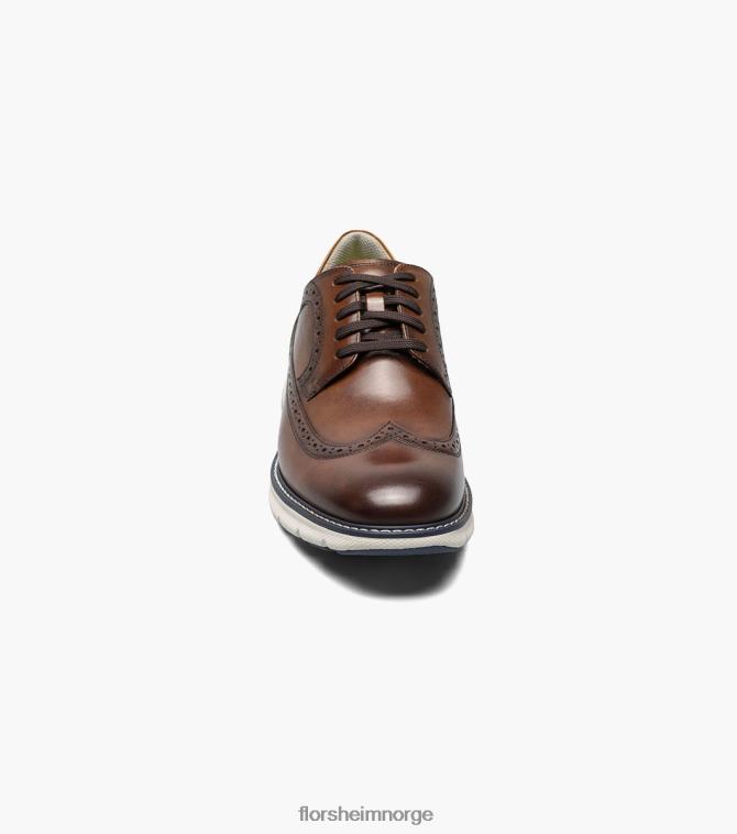 nei Florsheim menn fottøy frenzi vingetip oxford cognac multi 08PX6239