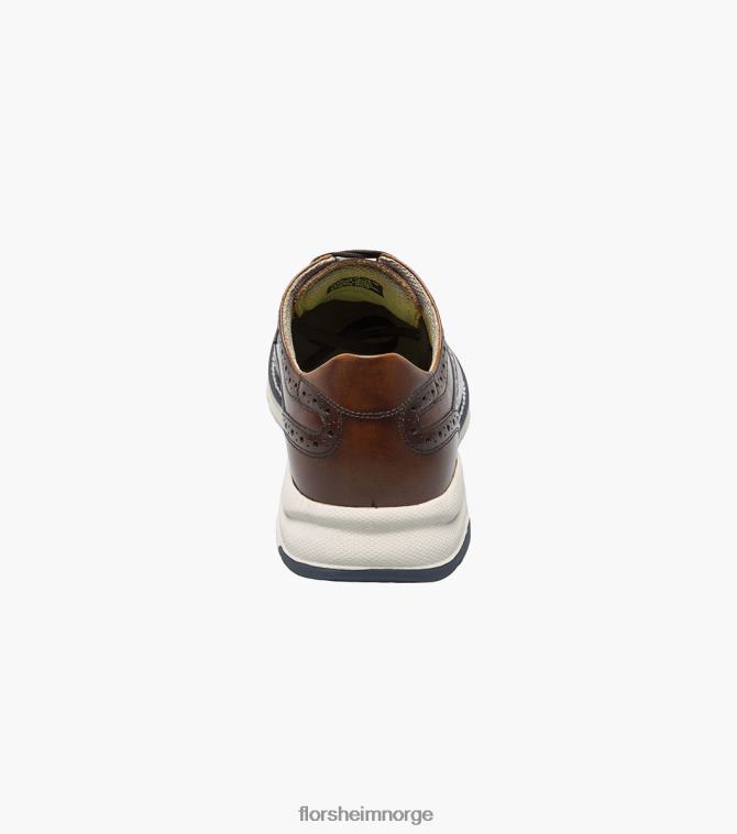 nei Florsheim menn fottøy frenzi vingetip oxford cognac multi 08PX6239