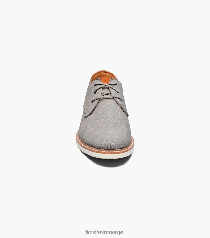 nei Florsheim menn fottøy highland canvas vanlig tå oxford grå 08PX62319