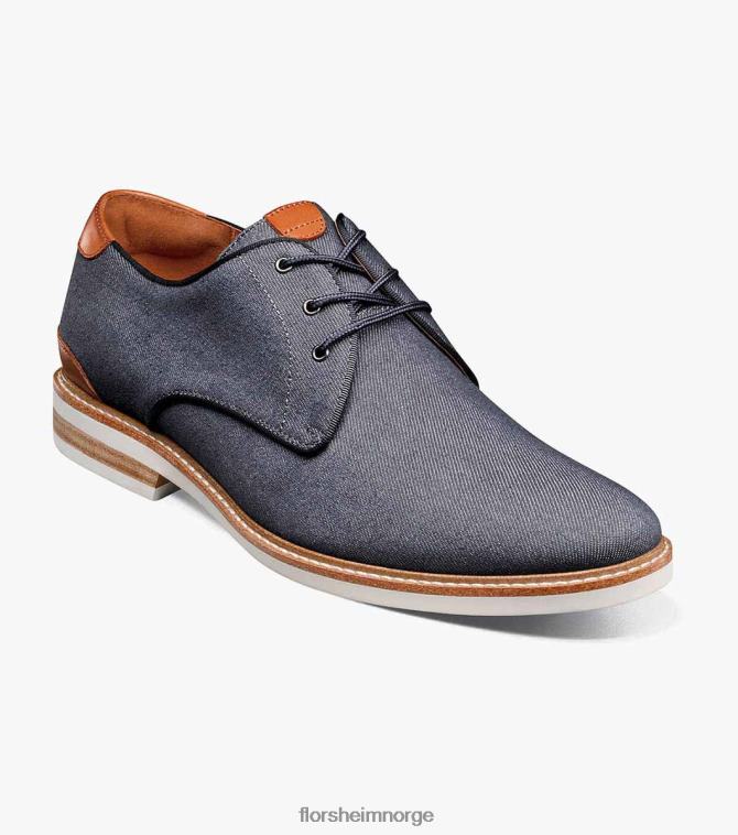 nei Florsheim menn fottøy highland canvas vanlig tå oxford marinen 08PX62321