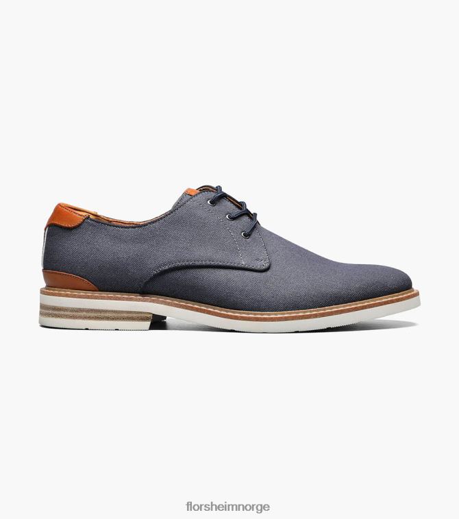 nei Florsheim menn fottøy highland canvas vanlig tå oxford marinen 08PX62321