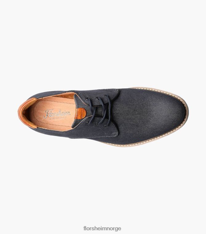 nei Florsheim menn fottøy highland canvas vanlig tå oxford marinen 08PX62321