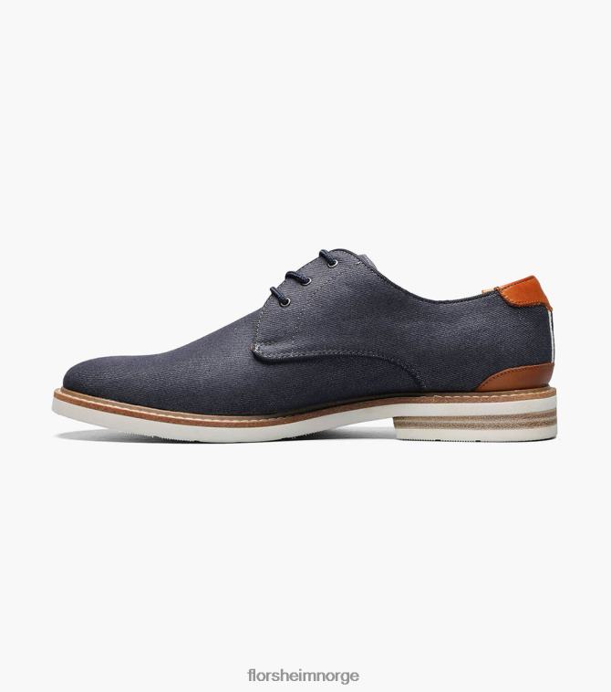 nei Florsheim menn fottøy highland canvas vanlig tå oxford marinen 08PX62321