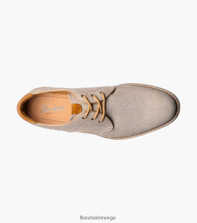 nei Florsheim menn fottøy highland canvas vanlig tå oxford sand 08PX62320