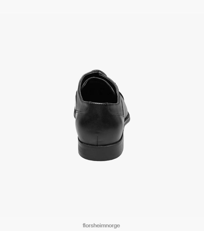 nei Florsheim menn fottøy jetson cap toe oxford svart 08PX62212