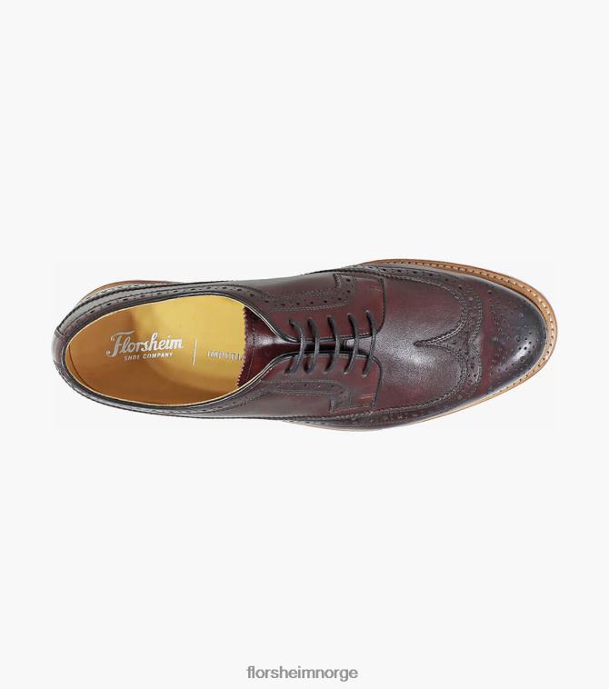 nei Florsheim menn fottøy kenmoor ii vingespiss oxford burgunder 08PX62139