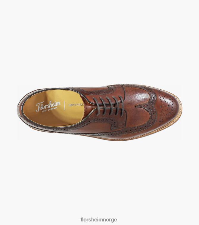 nei Florsheim menn fottøy kenmoor ii vingespiss oxford konjakk 08PX62141