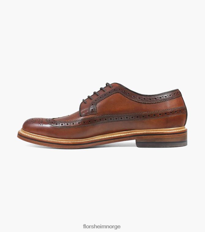 nei Florsheim menn fottøy kenmoor ii vingespiss oxford konjakk 08PX62141