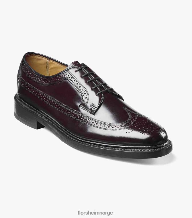 nei Florsheim menn fottøy kenmoor vingetip oxford burgunder 08PX62136