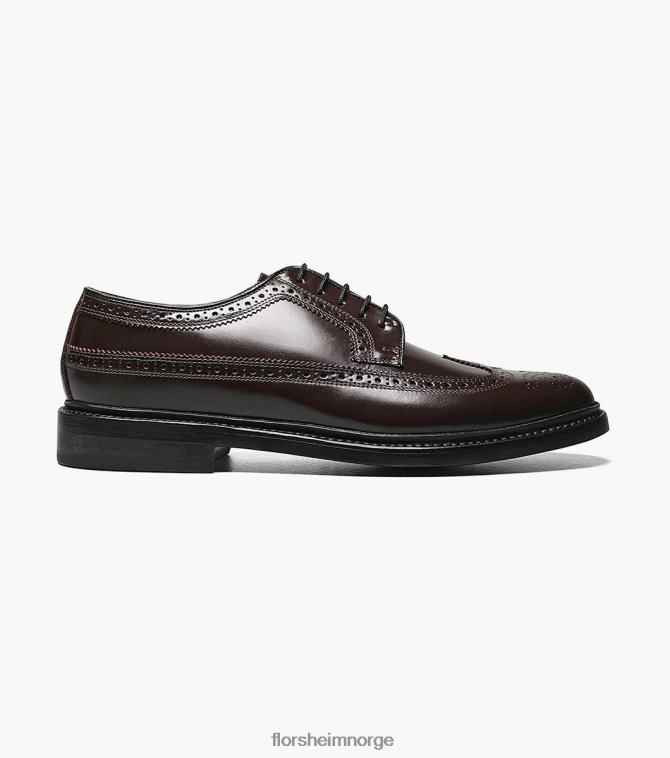 nei Florsheim menn fottøy kenmoor vingetip oxford burgunder 08PX62136